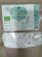 Chips de coco crudo