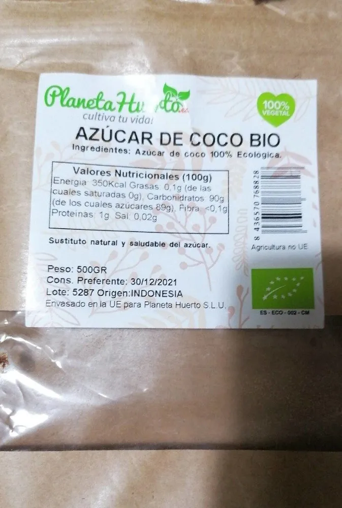 Azúcar de coco bio