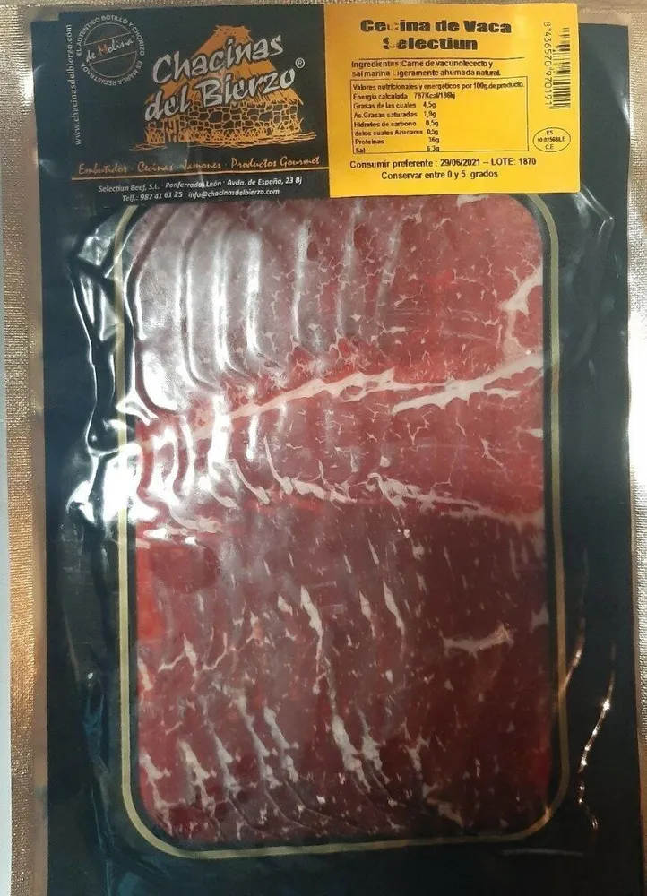Cecina de vaca selectium