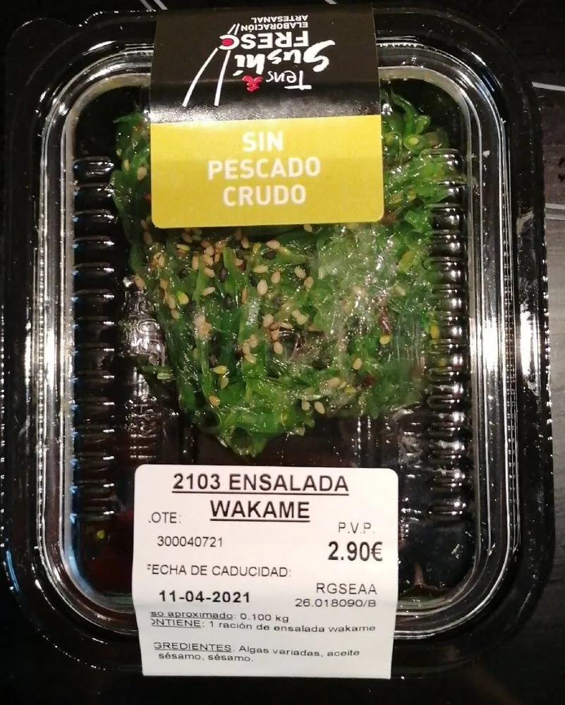 Ensalada wakame