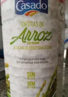 Tortitas de arroz con sésamo
