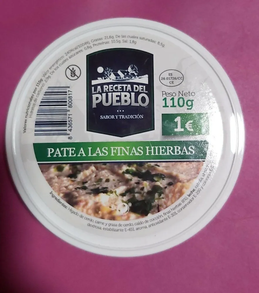 Parte a las fincas hierbas
