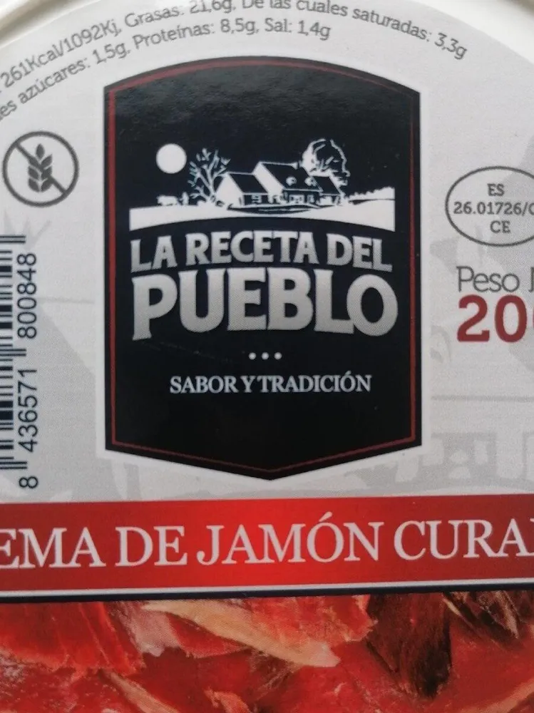 Crema de jamón curado