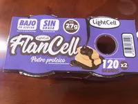 Flan proteico chocolate blanco