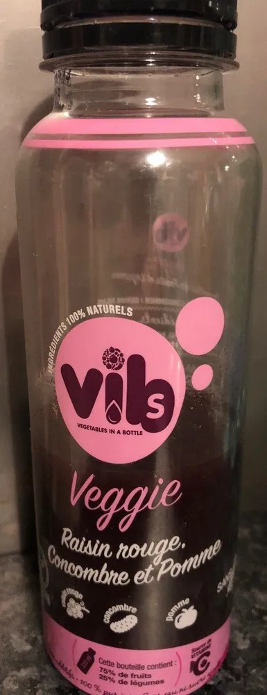 Vib veggie raisin rouge, concombre et pomme