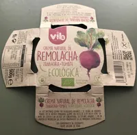 Crema natural de remolacha, zanahoria y tomate