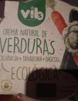 Crema natural de verduras
