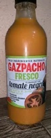 Gazpacho fresco con tomate negro