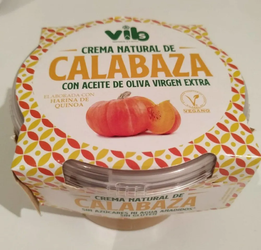 Crema natural de calabaza