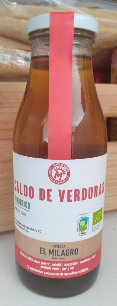 Caldo de verduras ecológico