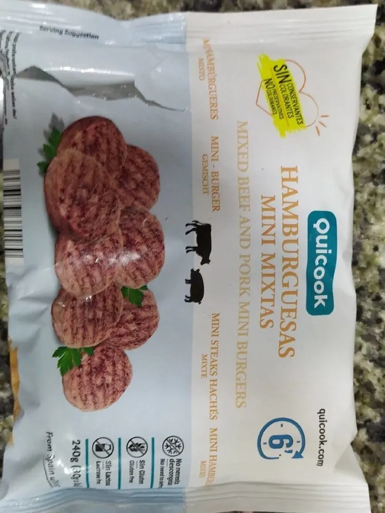 Hamburguesas Mini Mixtas