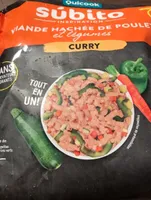 Subito viande hachee de poulet et legumes au curry