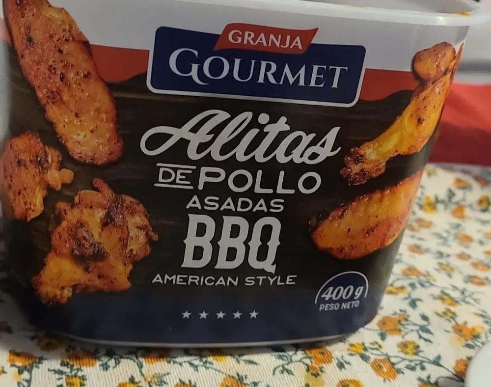 Alitas de pollo asadas BBQ