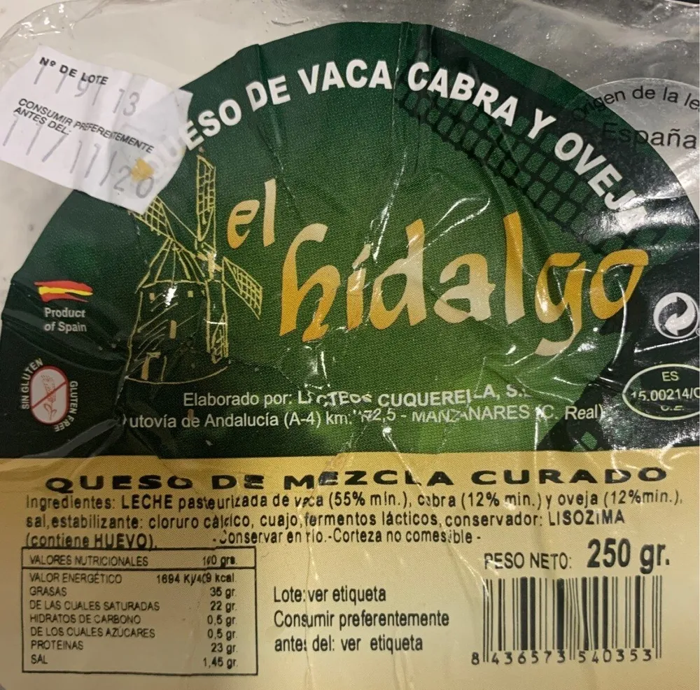 Queso vaca cabra y oveja