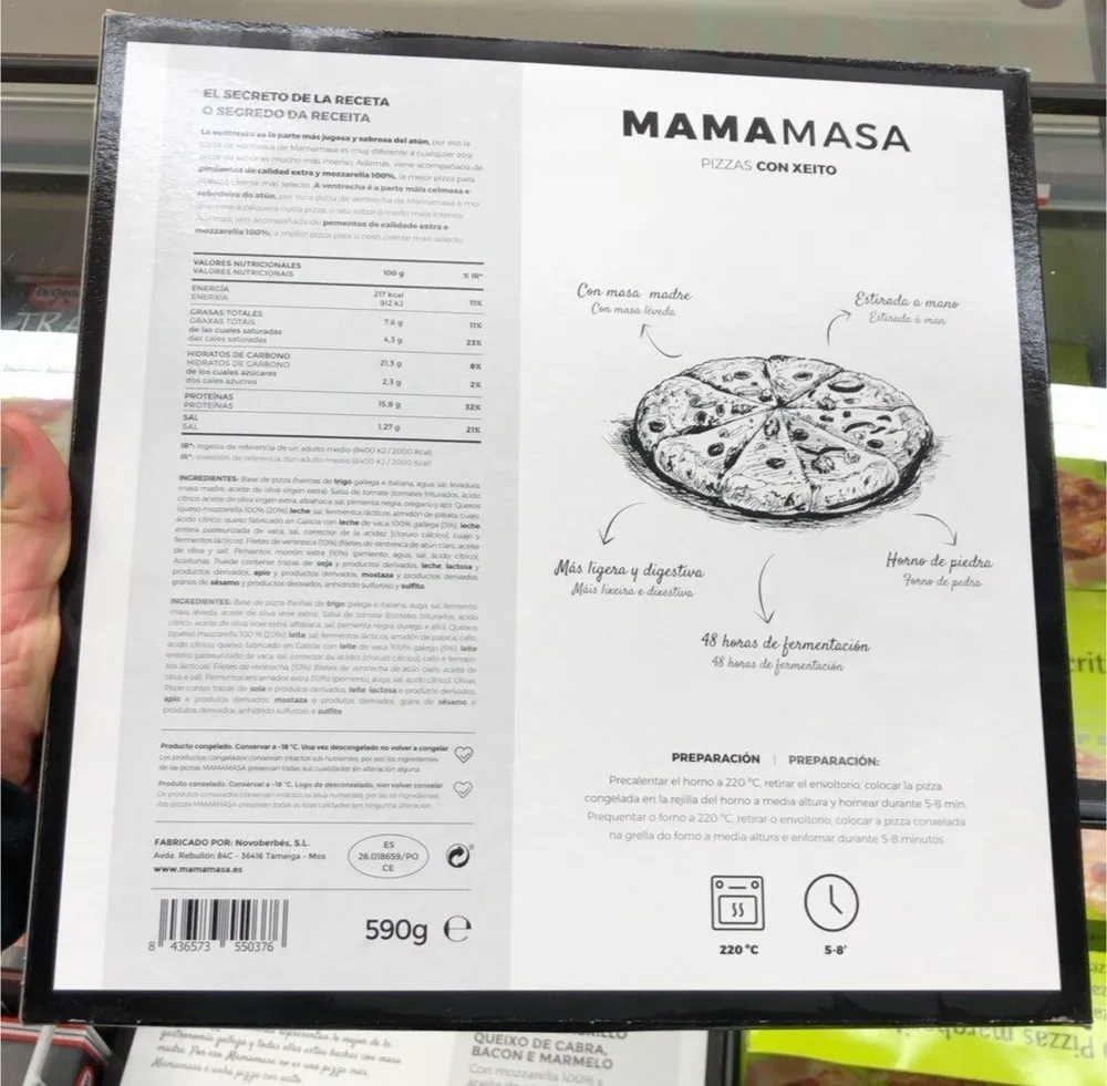 Pizza ventresca