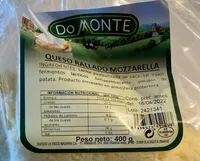 Do Monte Queso Rallado Mozzarella