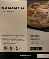 Mamamasa pizza con xeito jamon cocido extra ahumado