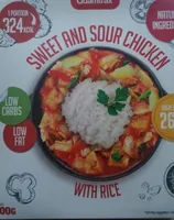 Pollo agridulce con arroz