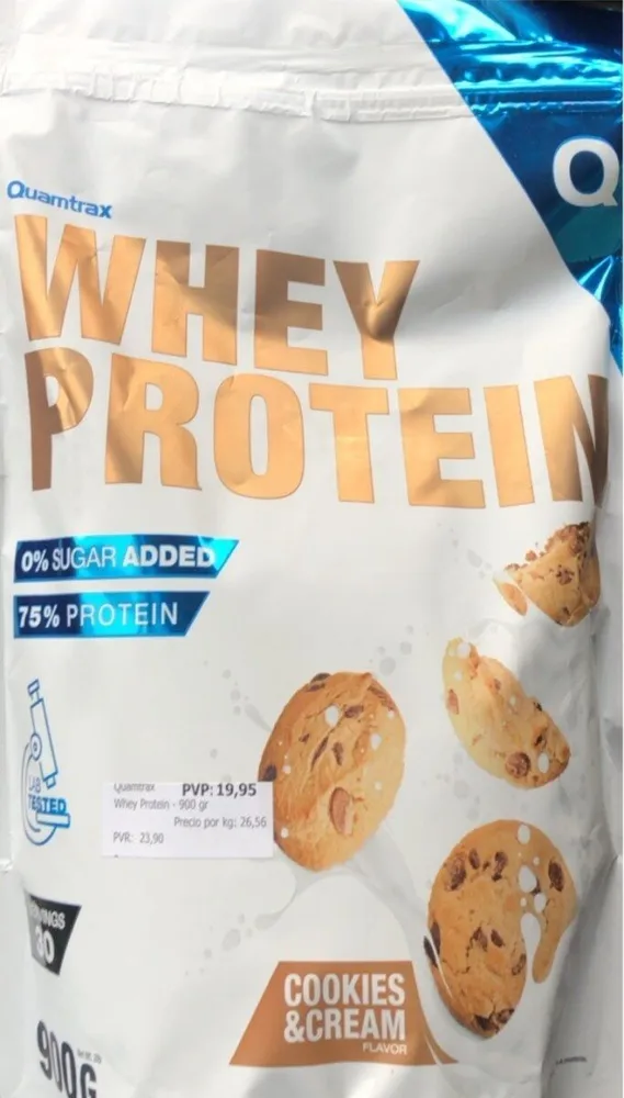 Whey protein cookies & cream