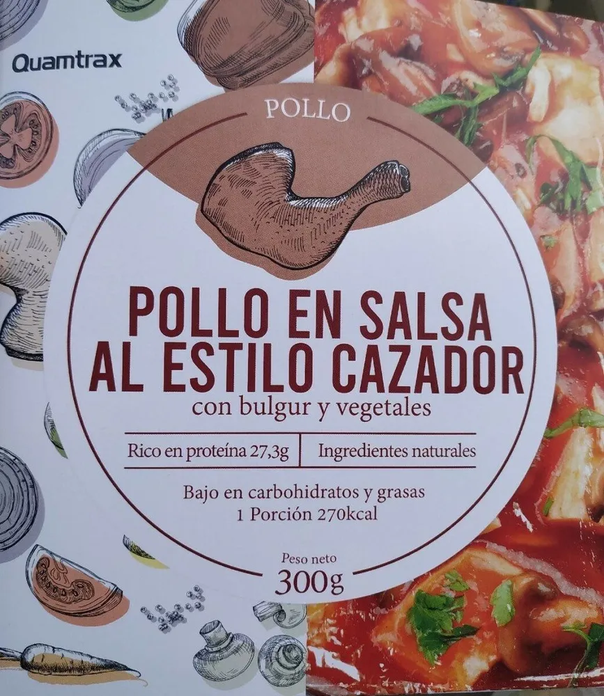 Pollo en salsa al estilo cazador