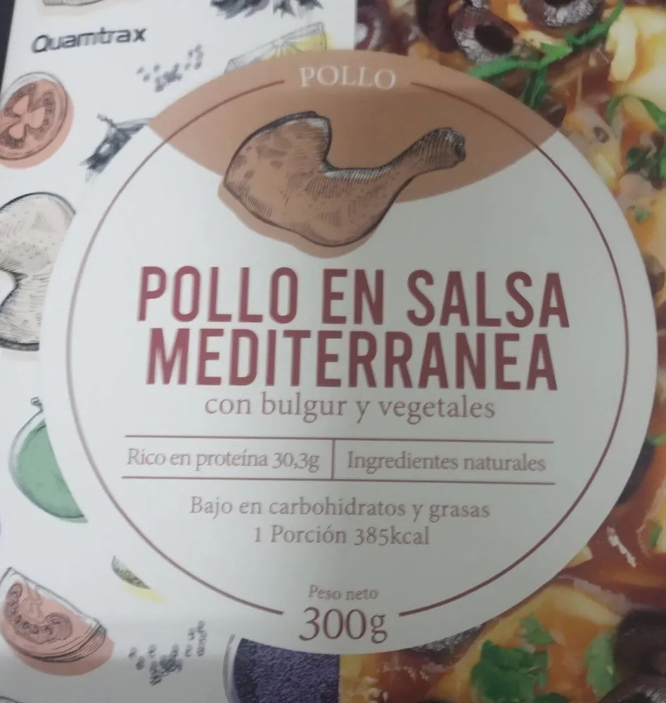 pollo en salsa mediterránea