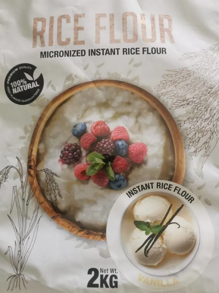 Rice flour vanilla