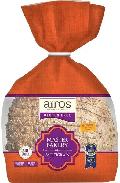 Master Bakery Multigrain pan redondo en rebanadas sin gluten