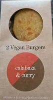 Vegan burgers calabaza y curry