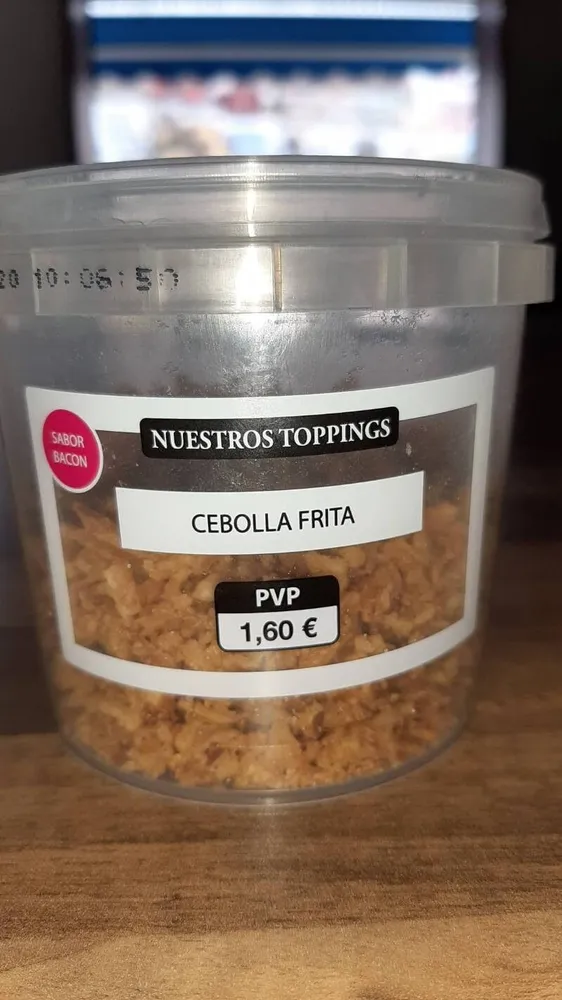 Cebolla frita sabor bacon