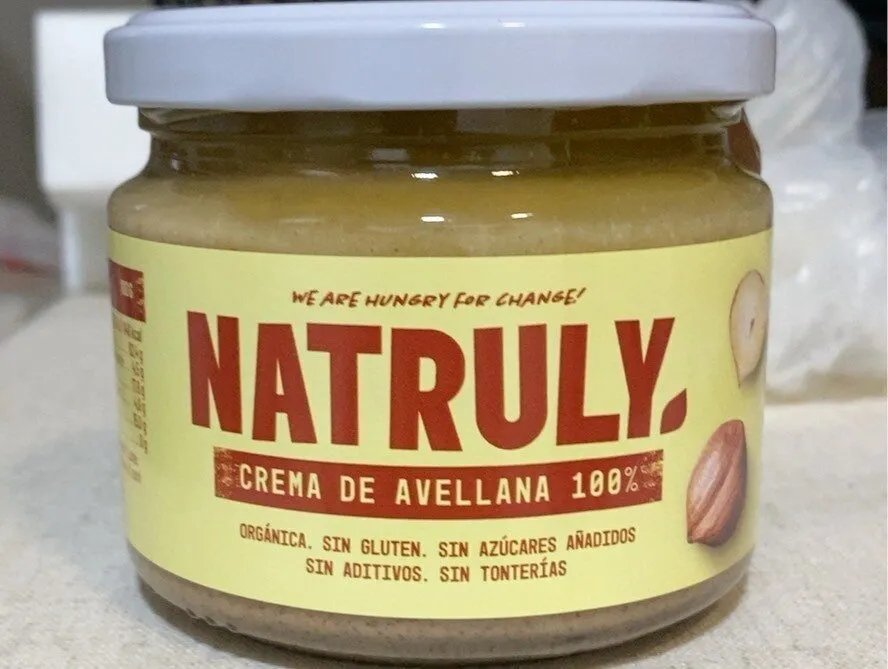 Crema de avellanas 100%