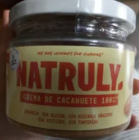 Natruly crema de cacahuete
