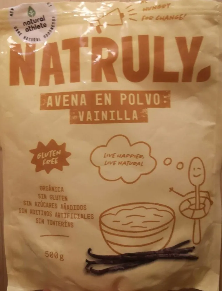 Avena en polvos vainilla