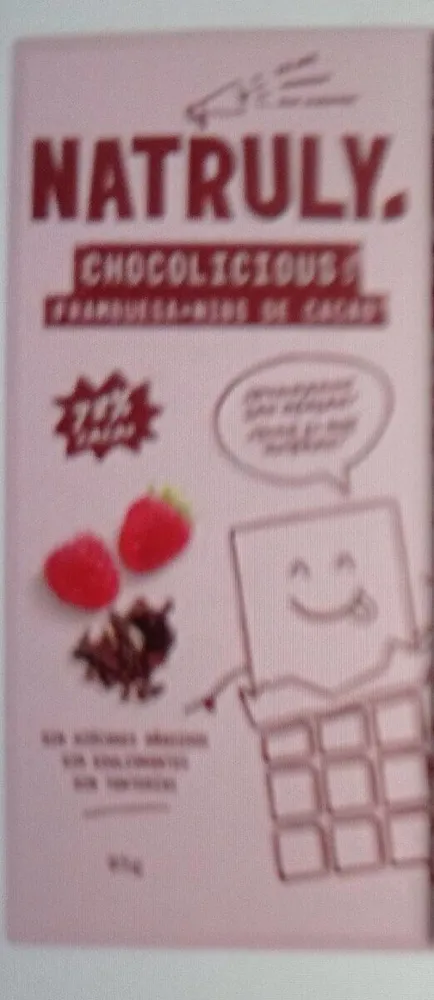 Natruly tablette de chocolat