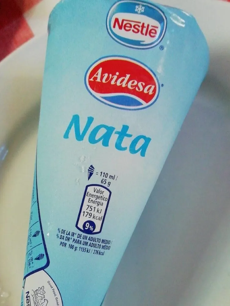 Helado nata