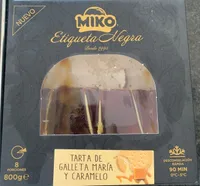 Tarta de galleta maria y caramelo
