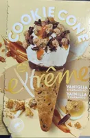 Cookie cone extrême vaniglia e caramello