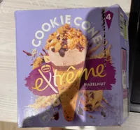 Cookie cone extreme hazelnut