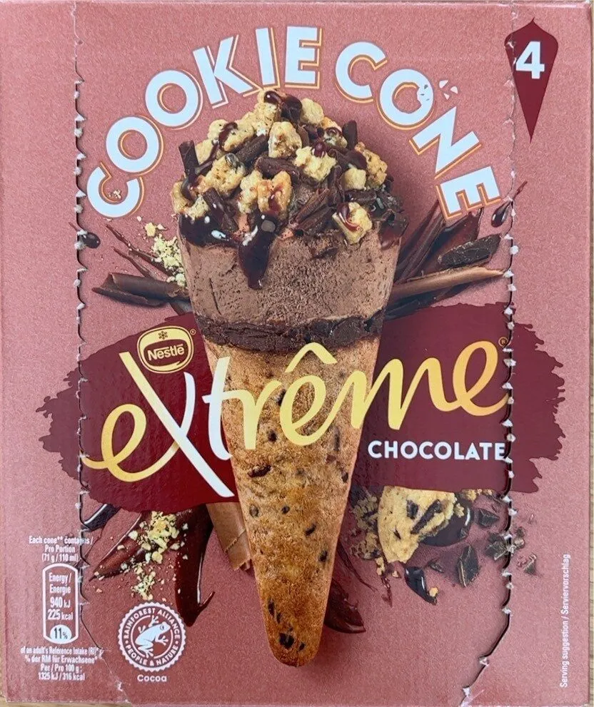 Extrême Cookie Cone Chocolate