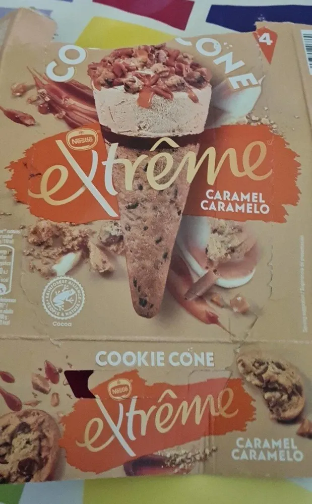 Extreme cookie cone caramelo