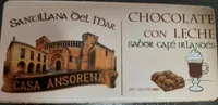 Chocolate con leche sabor café irlandes
