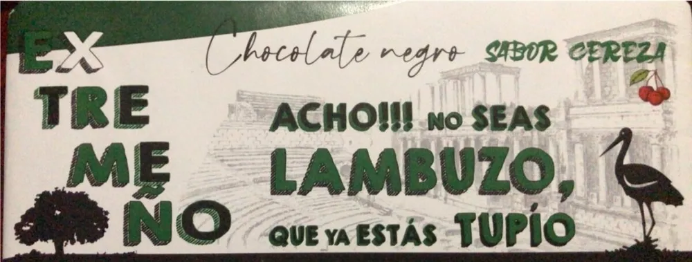 Chocolate negro saborcereza