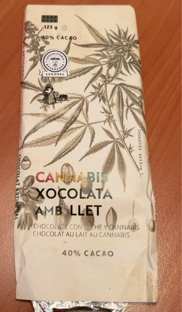 Andorra Chocolat au lait au cannabis