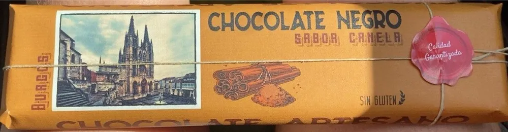 Chocolate negro con sabor a canela