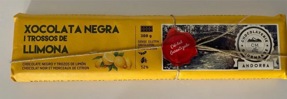 Xocolata negra i llimona