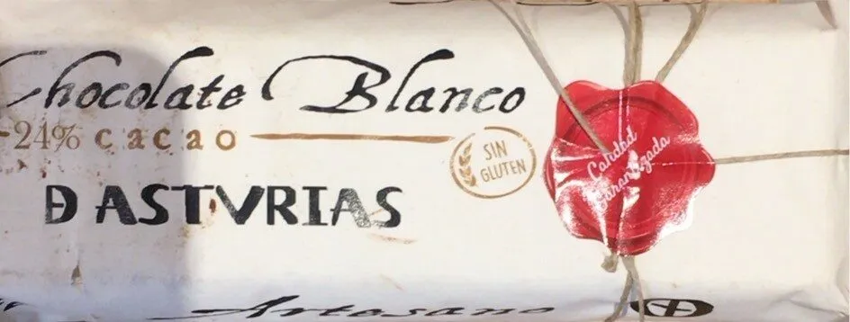 Chocolate blanco artesano