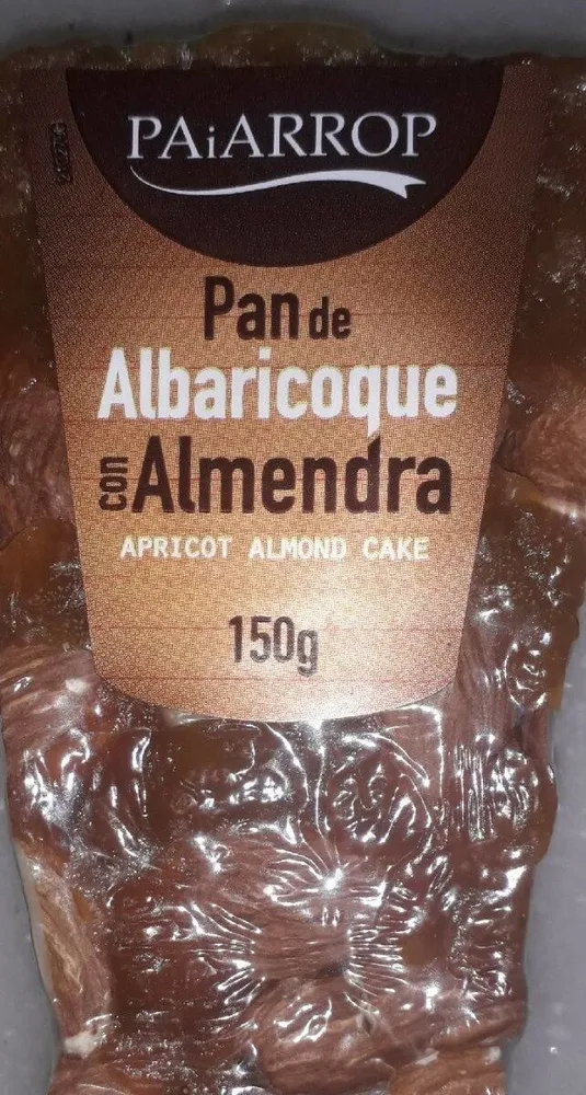 Pan de albaricoque con almendra