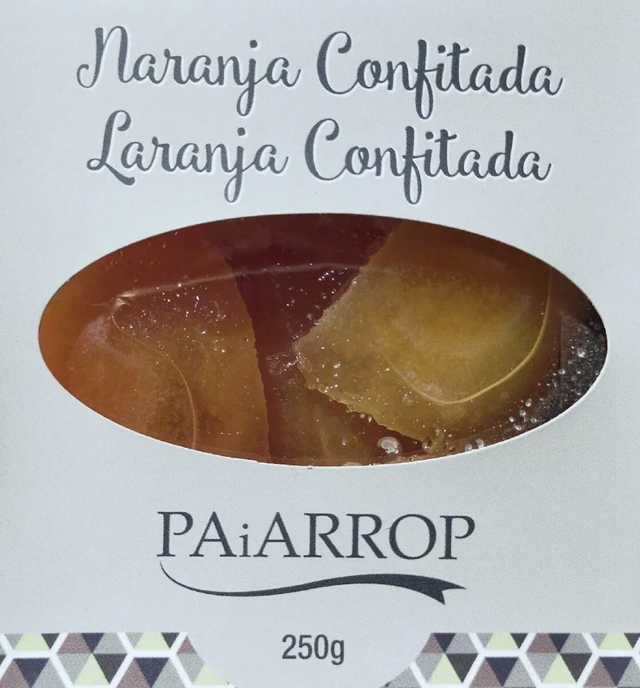 Naranja confitada