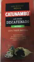 Café molido descafeinado natural