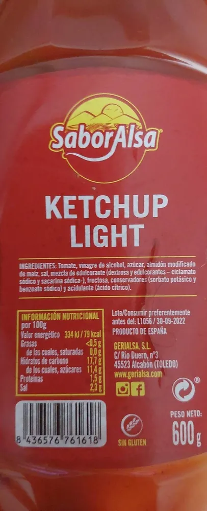 Ketchup light