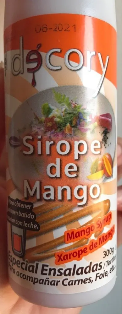 Sirope de mango